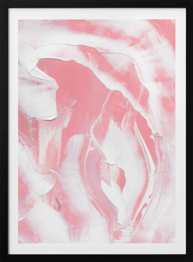 Harmonische Mischung aus Rosa- und Weißtönen | Poster