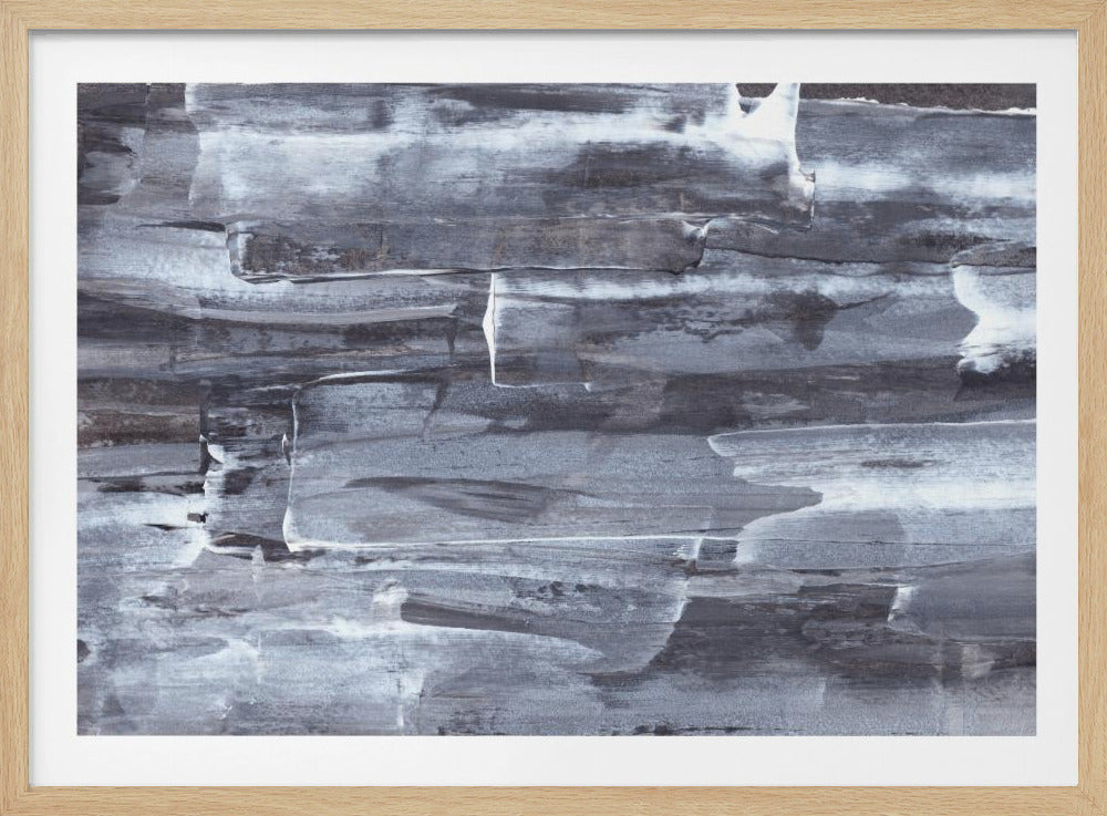 Monochromes Treibholz | Poster