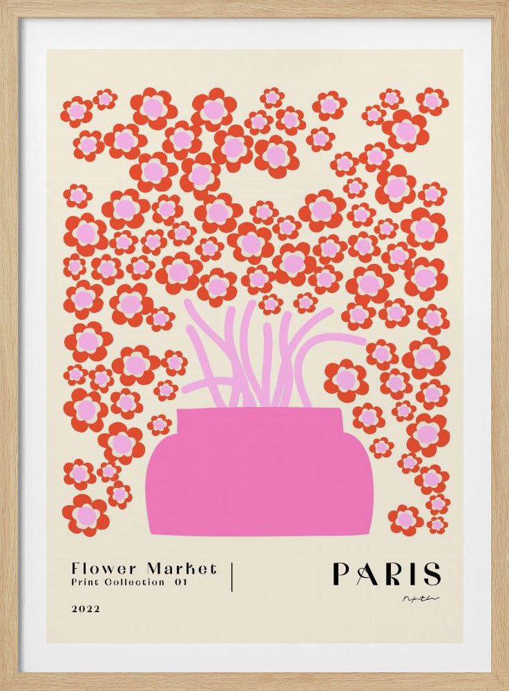 Blumenmarkt. Paris | Poster