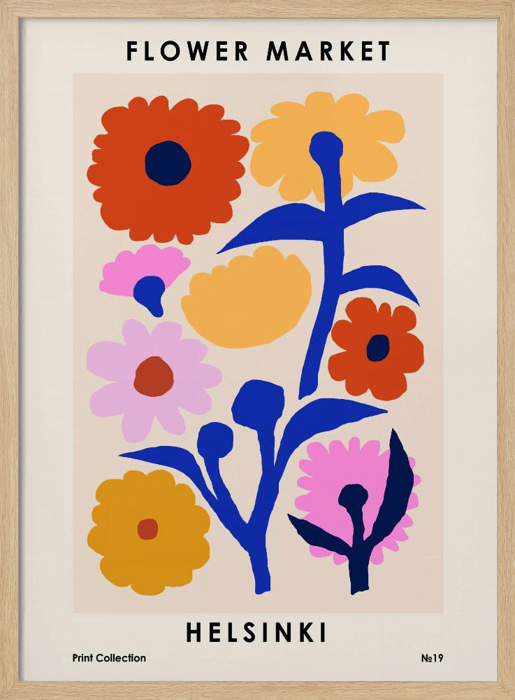 Blumenmarkt. Helsinki | Poster