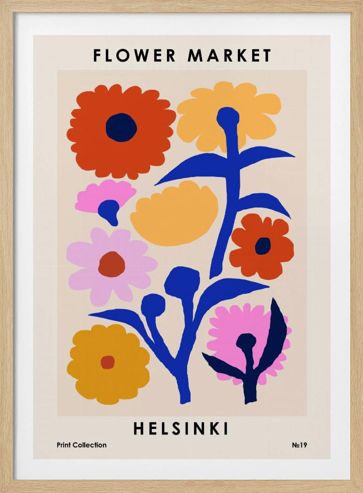 Blumenmarkt. Helsinki | Poster