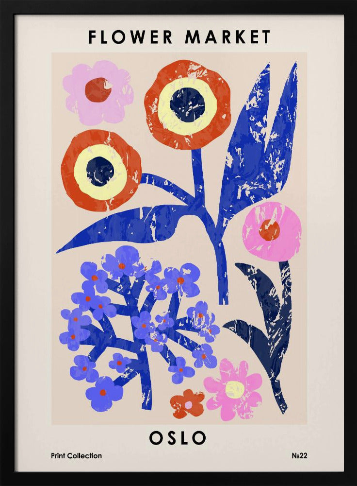 Blumenmarkt. Oslo | Poster
