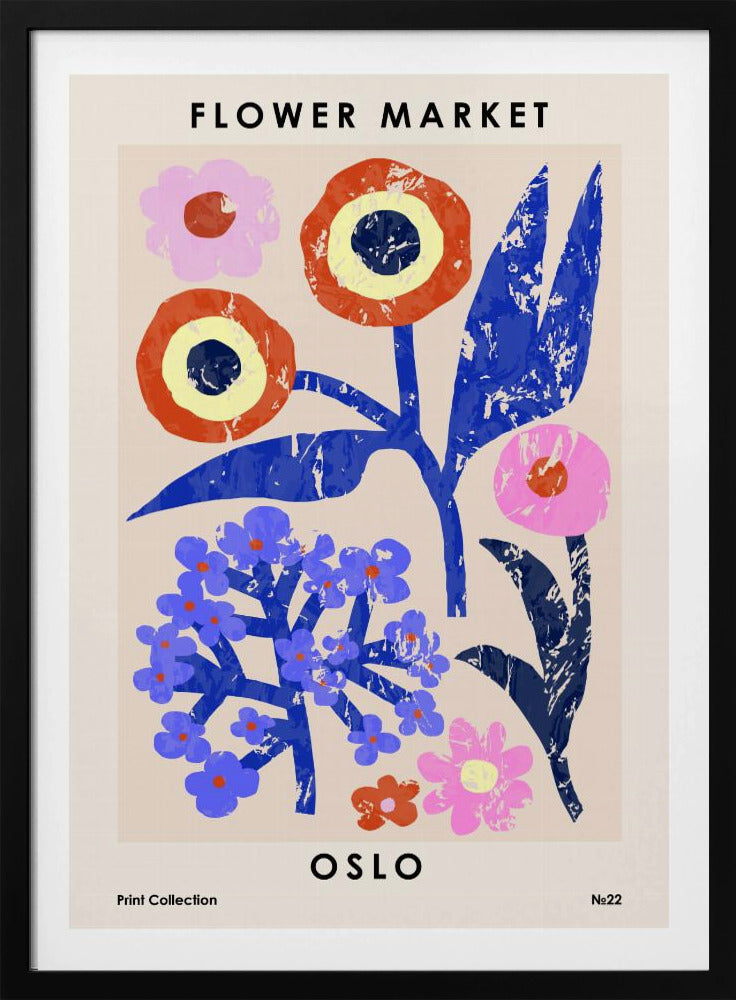 Blumenmarkt. Oslo | Poster