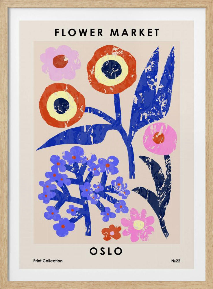 Blumenmarkt. Oslo | Poster