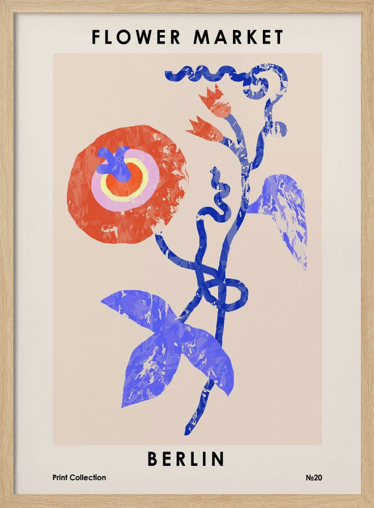 Blumenmarkt. Berlin | Poster