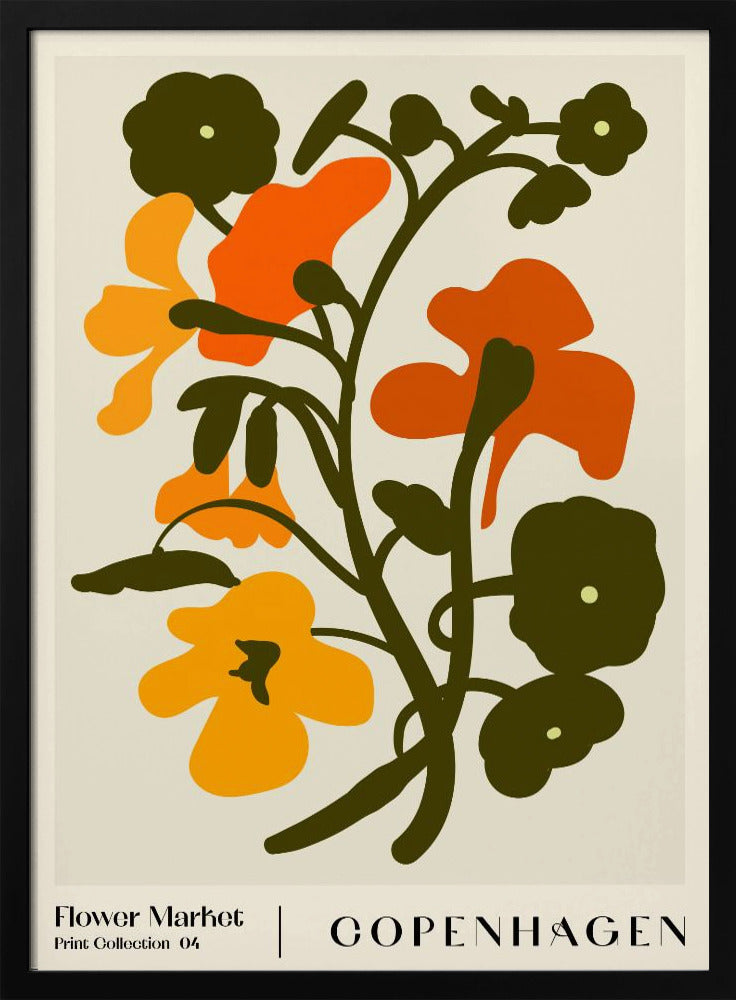 Blumenmarkt. Kopenhagen | Poster