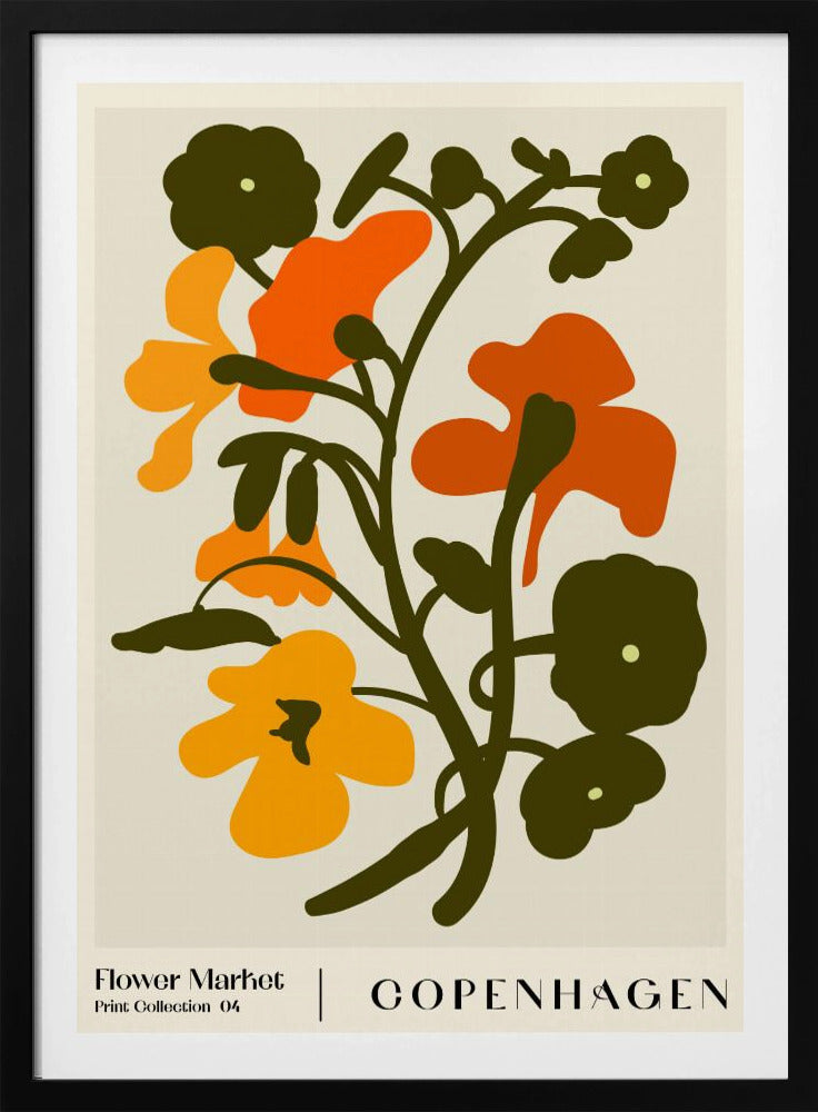 Blumenmarkt. Kopenhagen | Poster