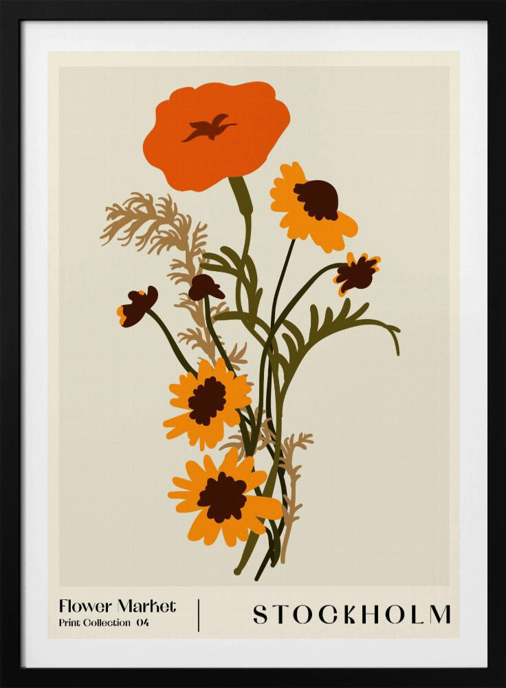 Blumenmarkt. Stockholm | Poster