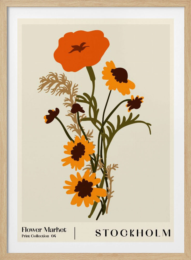 Blumenmarkt. Stockholm | Poster