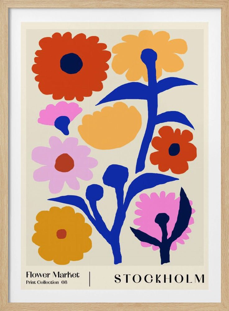 Blumenmarkt. Stockholm | Poster