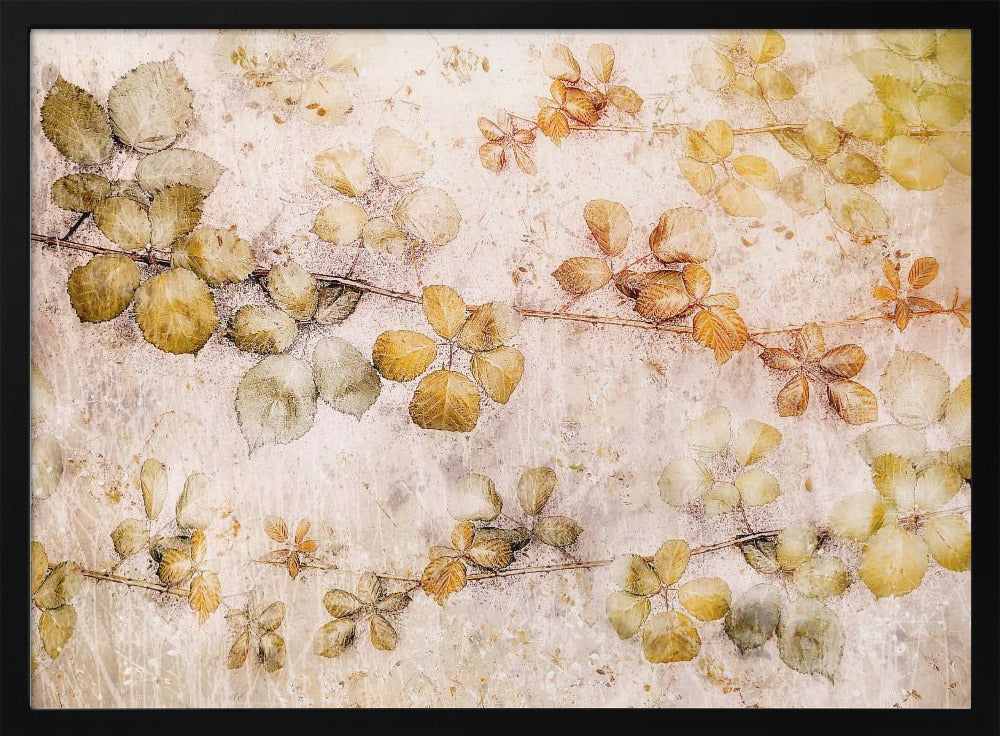 Blätter ausmalen | Poster