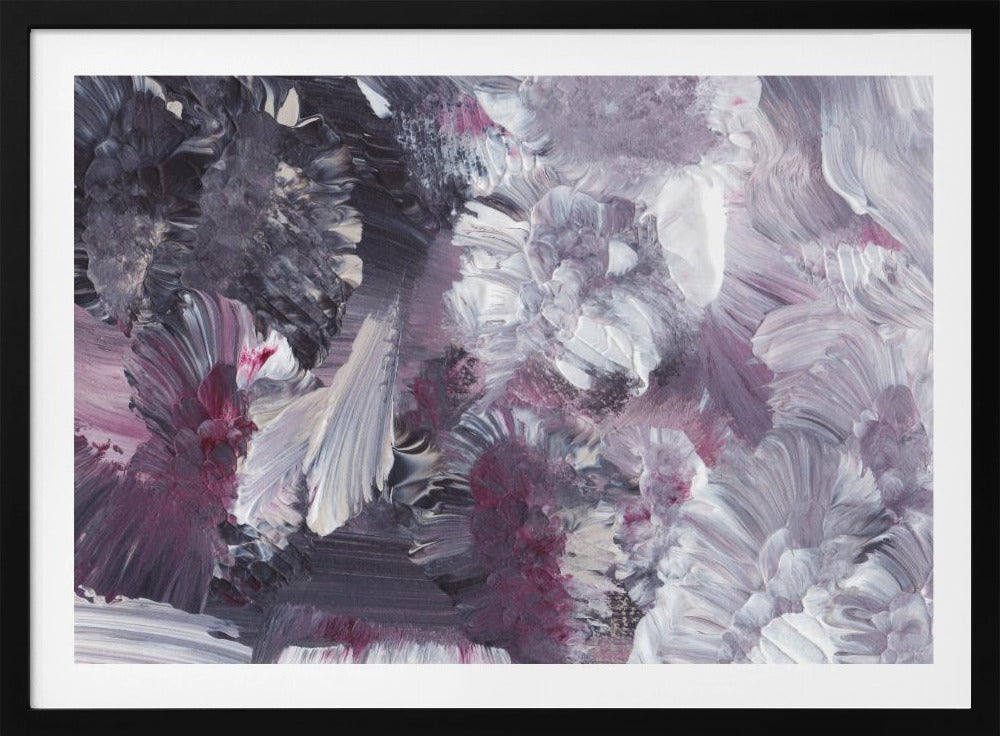 Florale impressionistische Pinselstriche | Poster