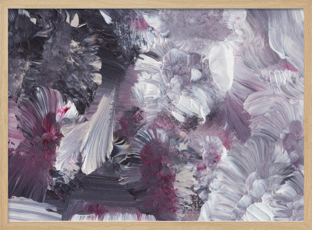 Florale impressionistische Pinselstriche | Poster