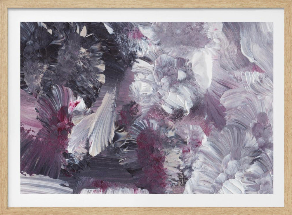 Florale impressionistische Pinselstriche | Poster