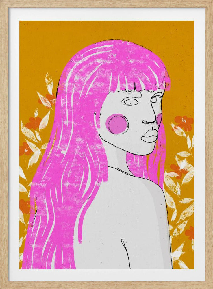 Rosa Flüsterblick | Poster