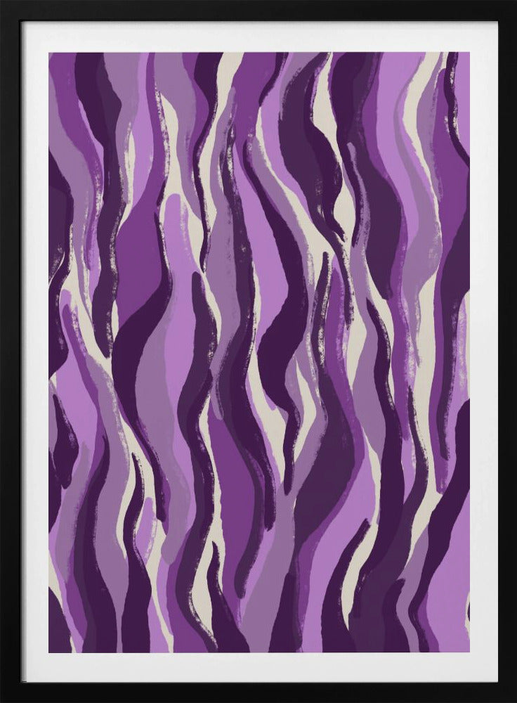 Lila Flammenwellen | Poster