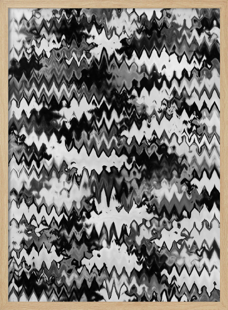 Zickzack Monochrom | Poster