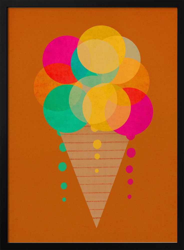 Regenbogen-Tüten-Genuss | Poster