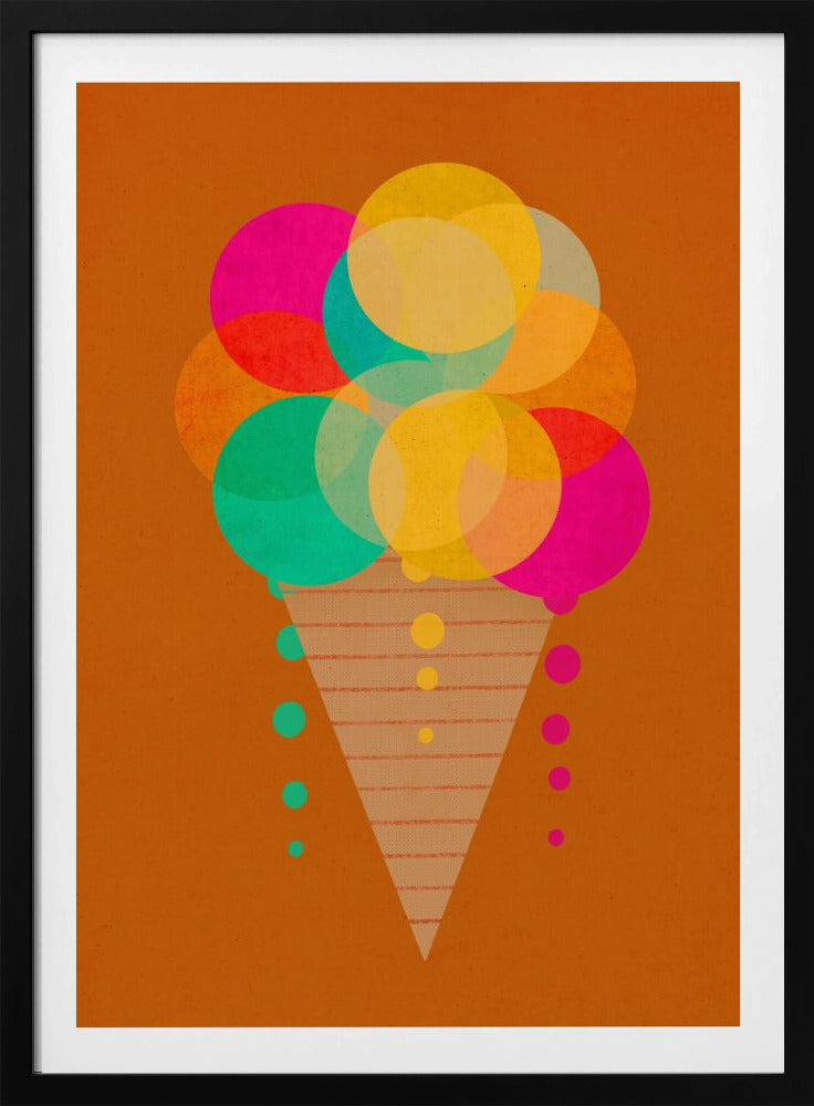 Regenbogen-Tüten-Genuss | Poster