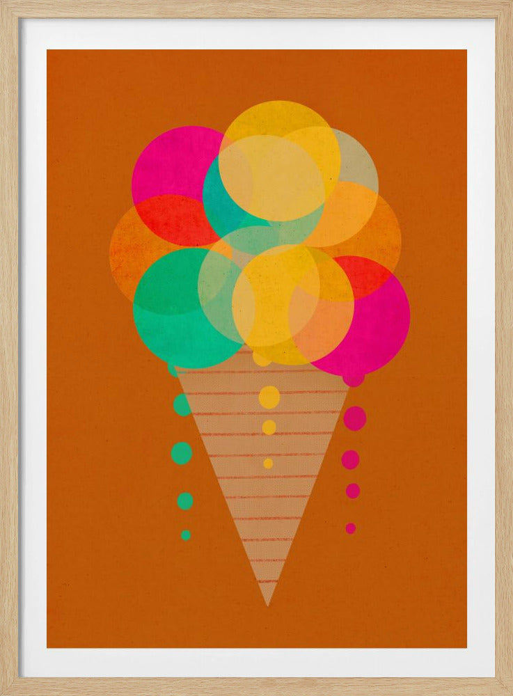 Regenbogen-Tüten-Genuss | Poster