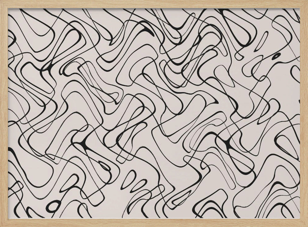 Tanz der fließenden Linien | Poster