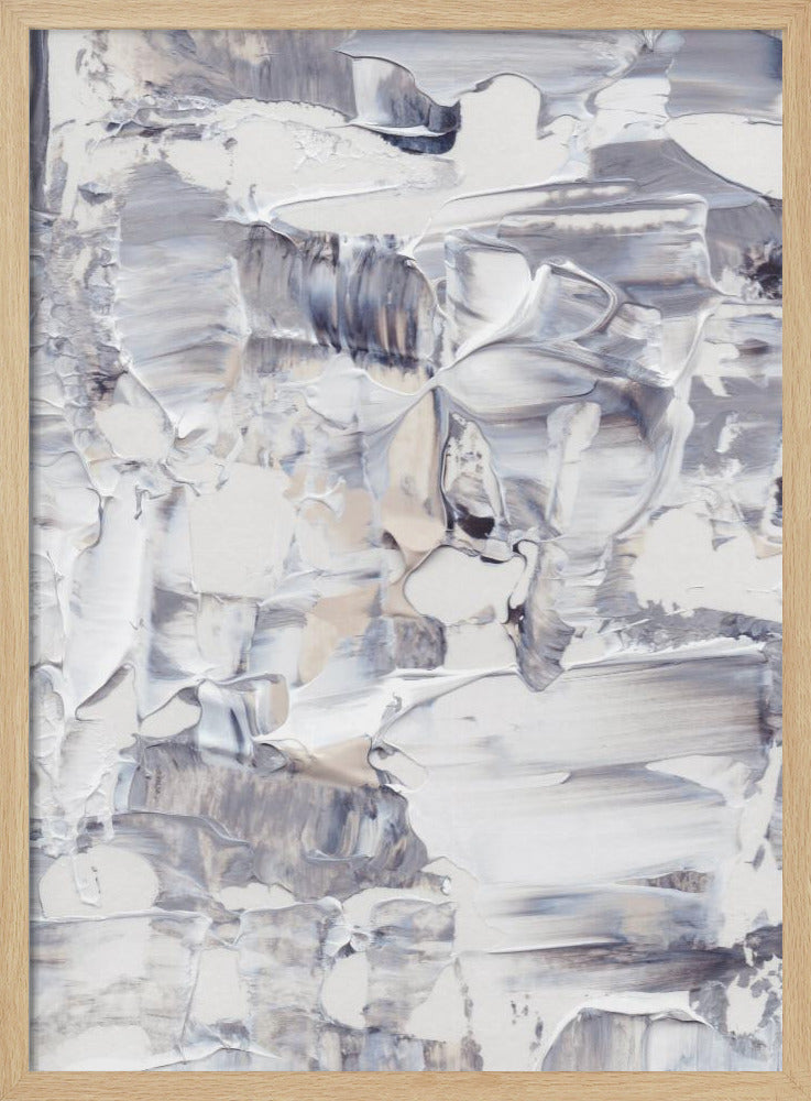 Textured Canvas with Impasto Style | Poster