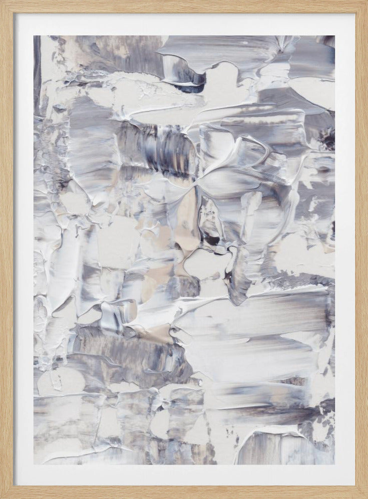 Textured Canvas with Impasto Style | Poster