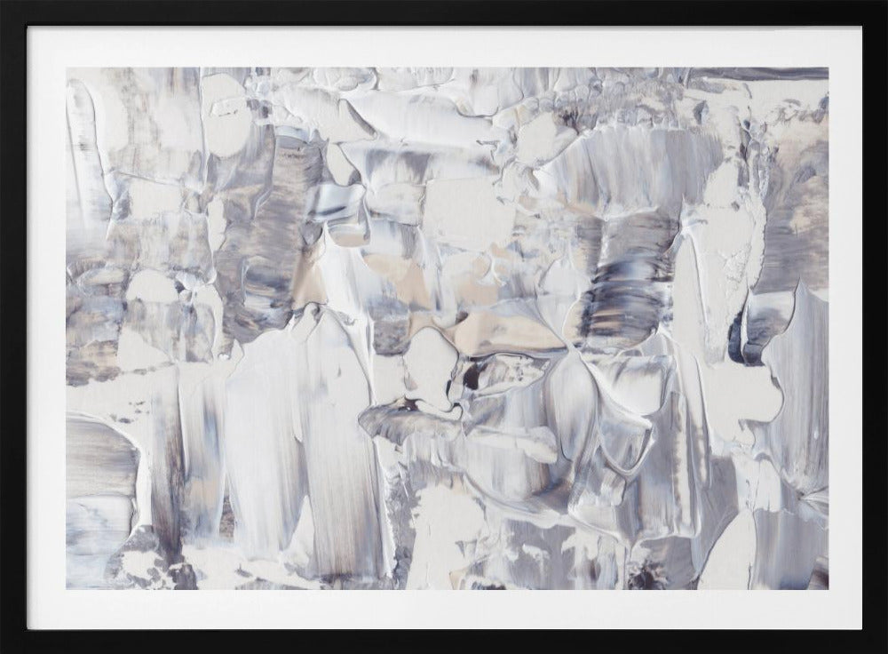 Textured Canvas with Impasto Style | Poster