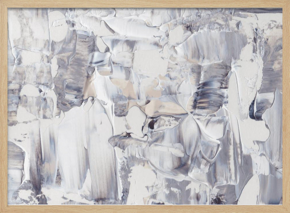 Textured Canvas with Impasto Style | Poster