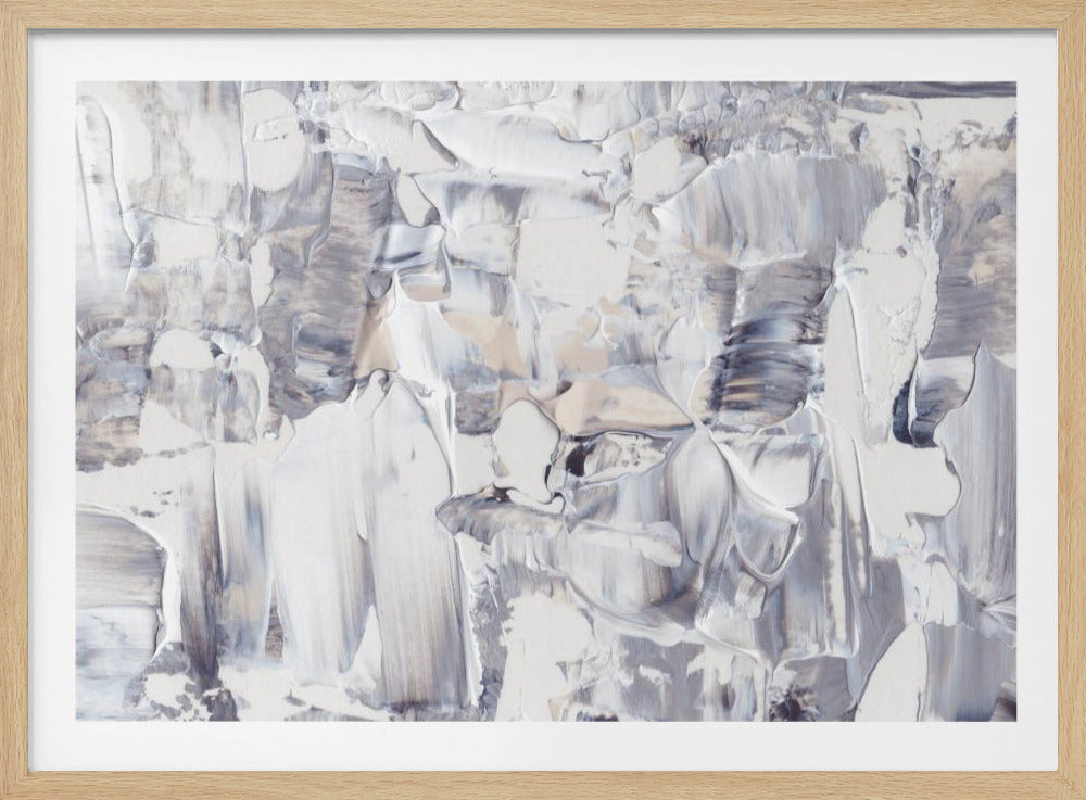 Textured Canvas with Impasto Style | Poster