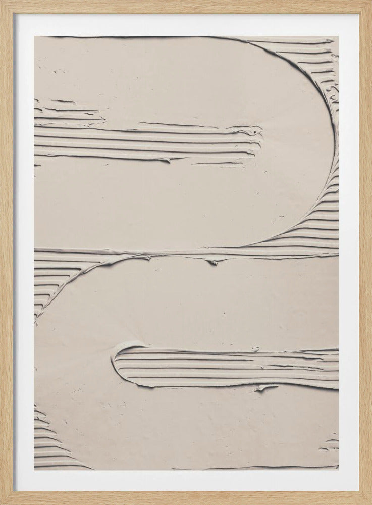 Schlammtextur 11 Beige | Poster