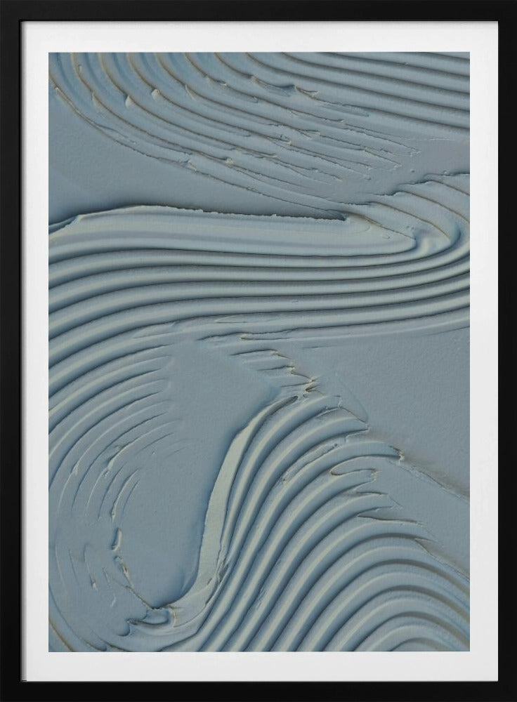 Schlammtextur 15 Blau | Poster