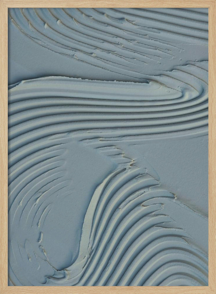 Schlammtextur 15 Blau | Poster