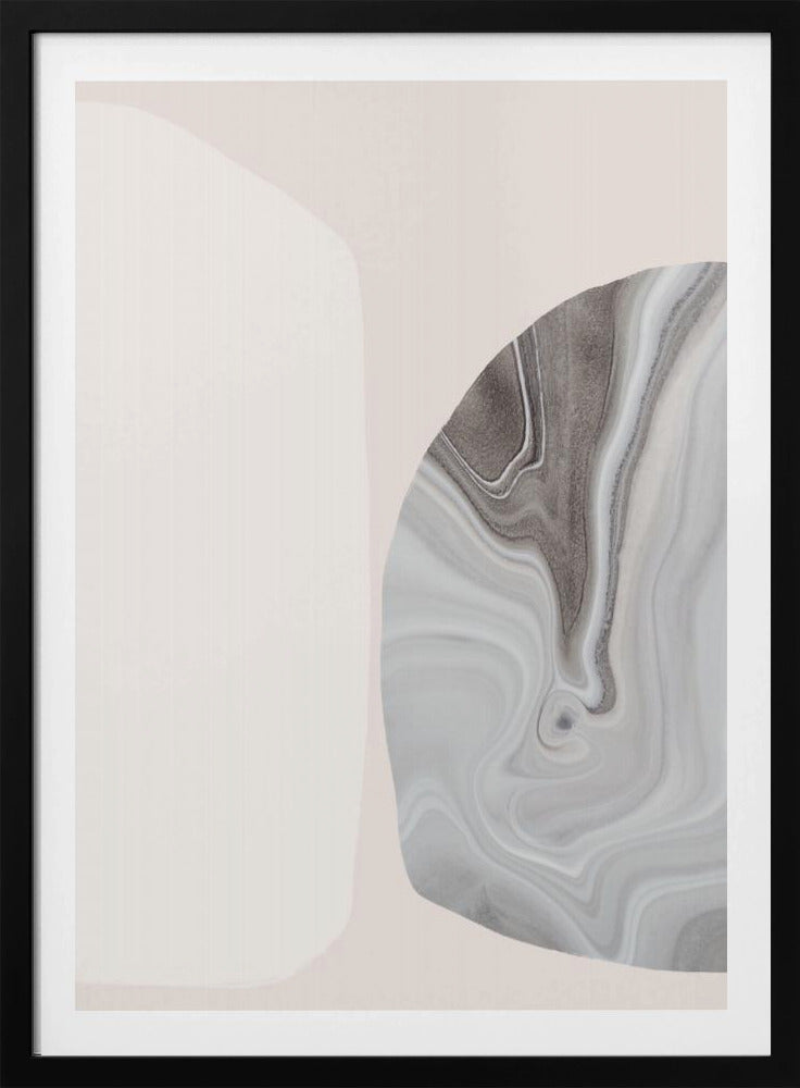 Marble Texture with Fluid Lines | Poster