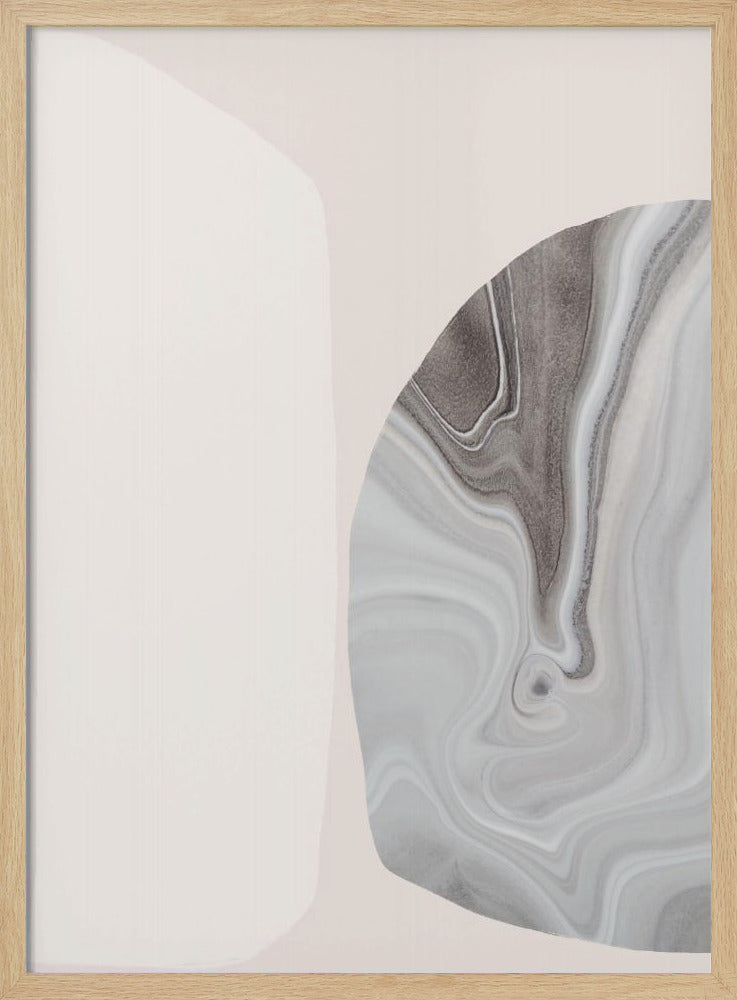 Marble Texture with Fluid Lines | Poster