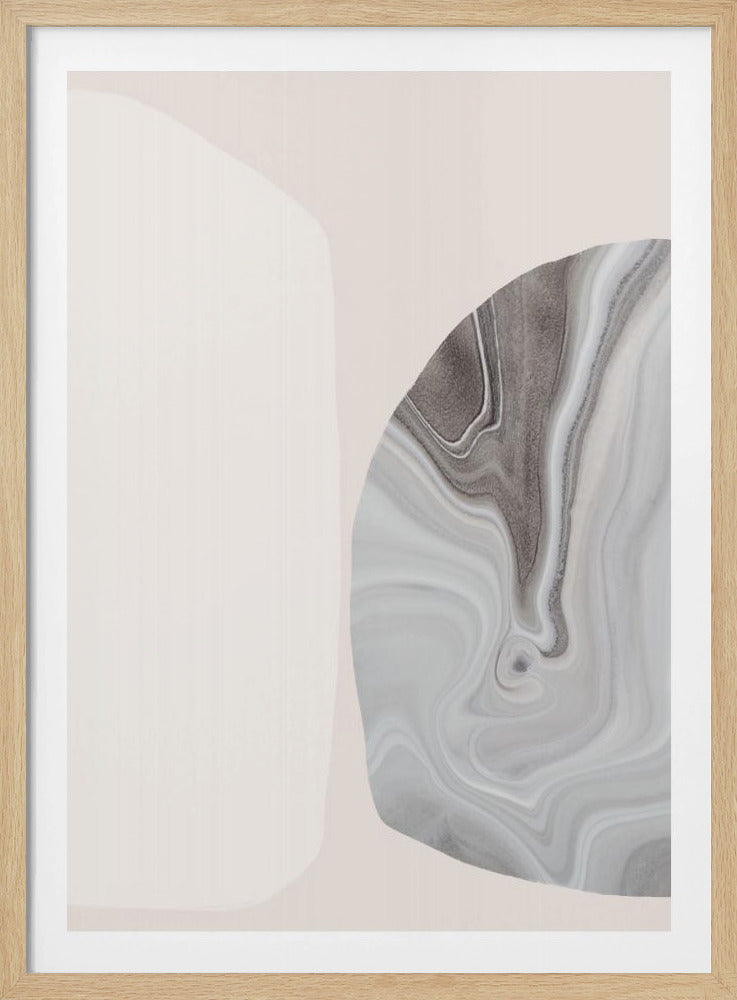 Marble Texture with Fluid Lines | Poster