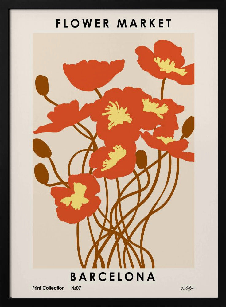 Blumenmarkt. Barcelona | Poster