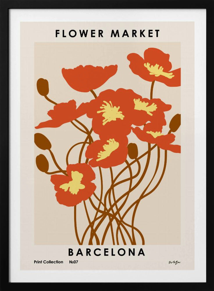 Blumenmarkt. Barcelona | Poster