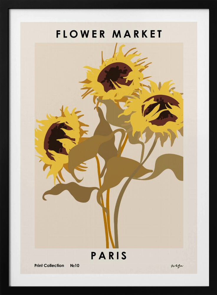 Blumenmarkt. Paris | Poster