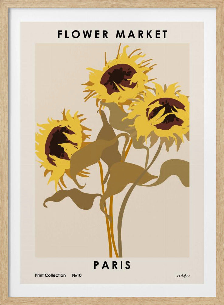 Blumenmarkt. Paris | Poster