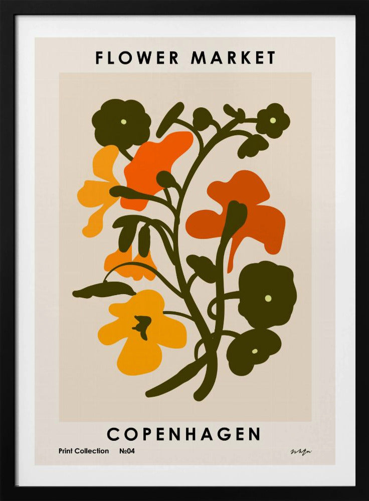 Blumenmarkt. Kopenhagen | Poster