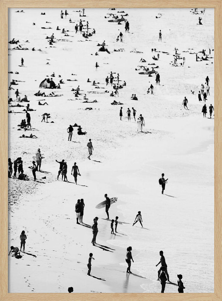 Strand-Silhouetten | Poster