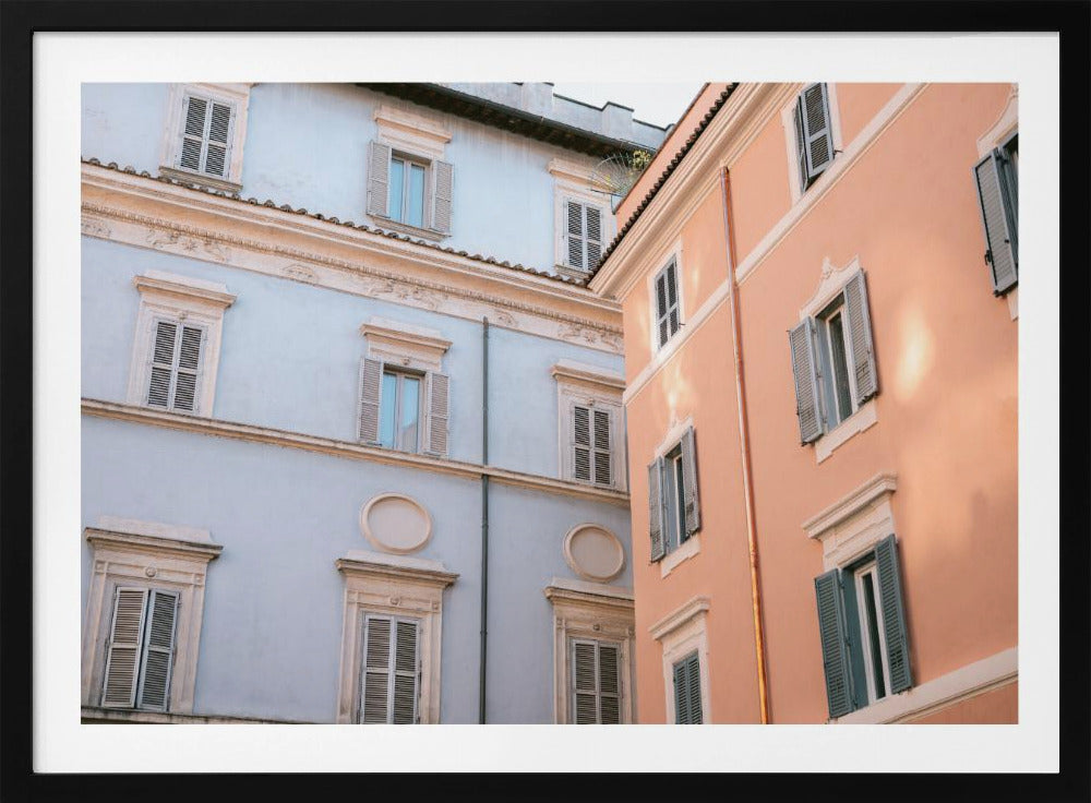 Trastevere in Lila und Rosa | Poster