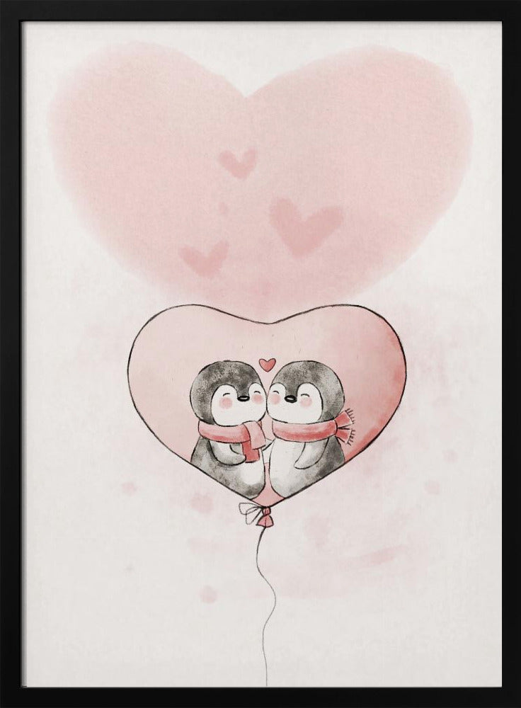Verliebter Pinguin | Poster