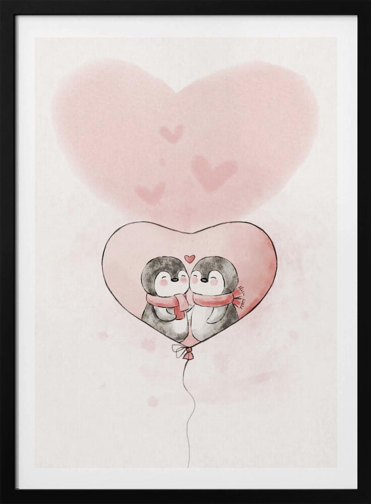 Verliebter Pinguin | Poster