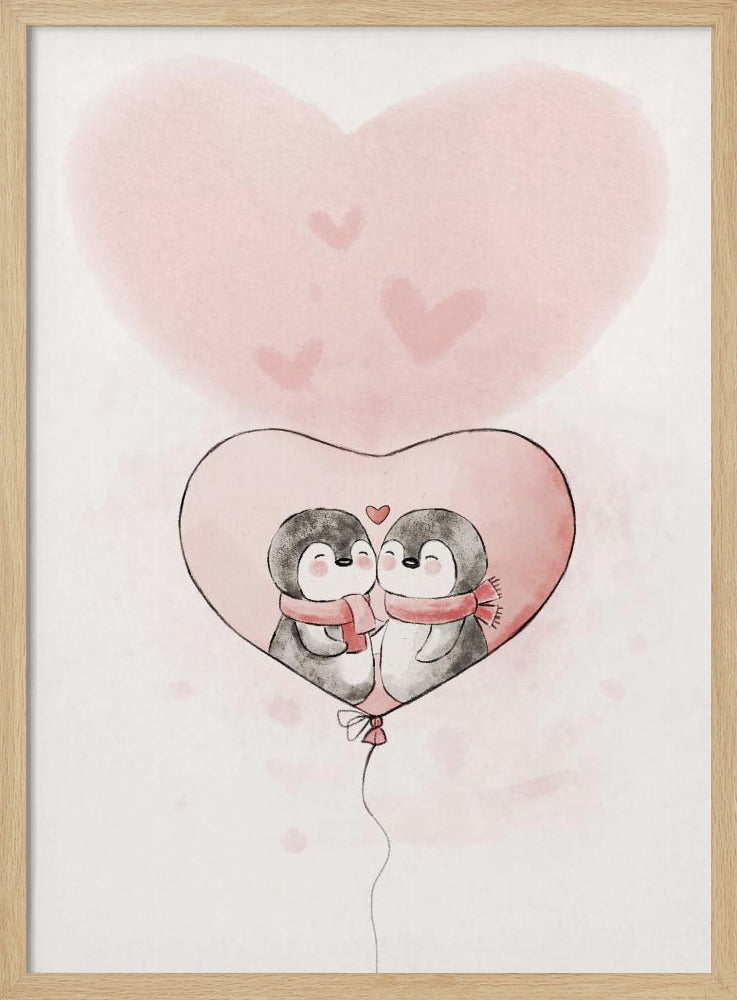 Verliebter Pinguin | Poster