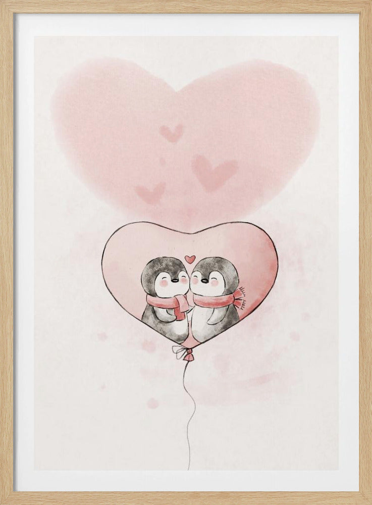 Verliebter Pinguin | Poster