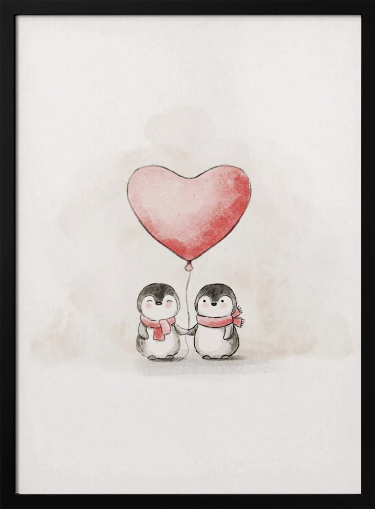 Verliebter Pinguin | Poster