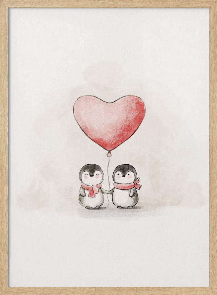 Verliebter Pinguin | Poster