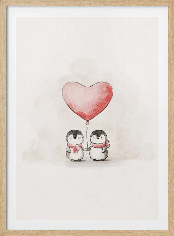 Verliebter Pinguin | Poster